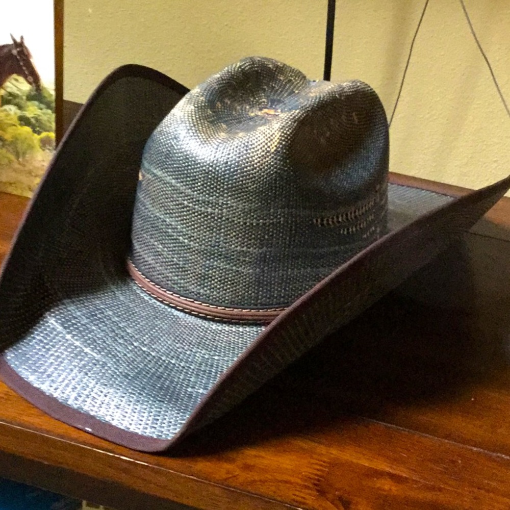 Justin straw cowboy cowgirl rodeo festival national finals horse ranch hat trail